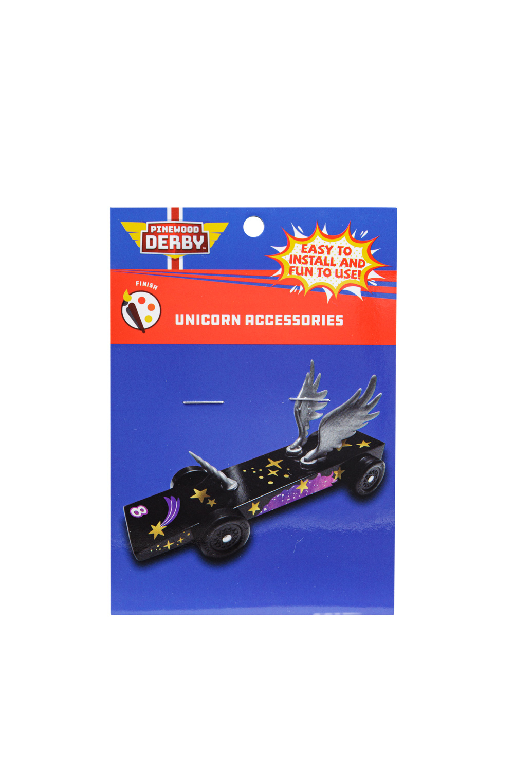 Pinewood Derby Car Accessories Kit, Unicorn