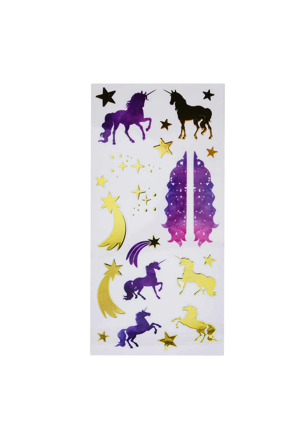 BSA Pinewood Derby Car Peel N' Stick Decal Sticker- Unicorn Galaxy