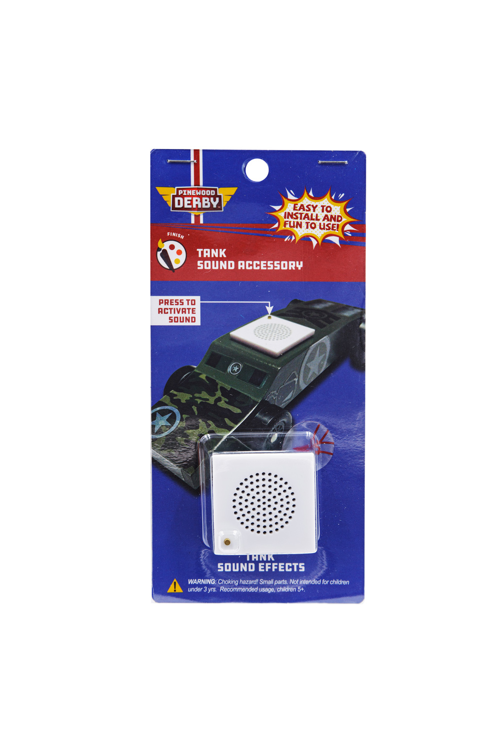 Pinewood Derby Car Sound Kit, Military Tank