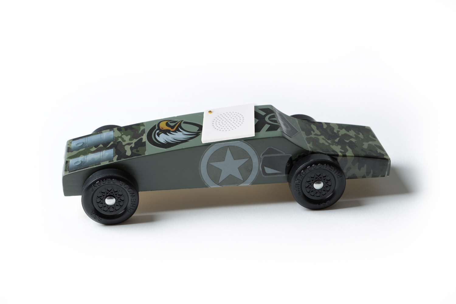 Pinewood Derby Car Sound Kit, Military Tank