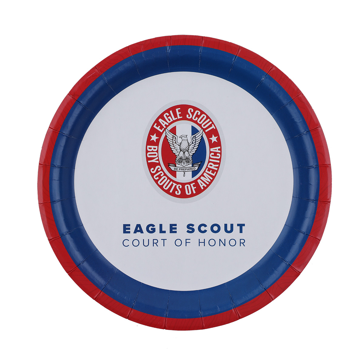 Eagle Scout Paper Plates, Court of Honor Dessert  Plates - 25-Pack