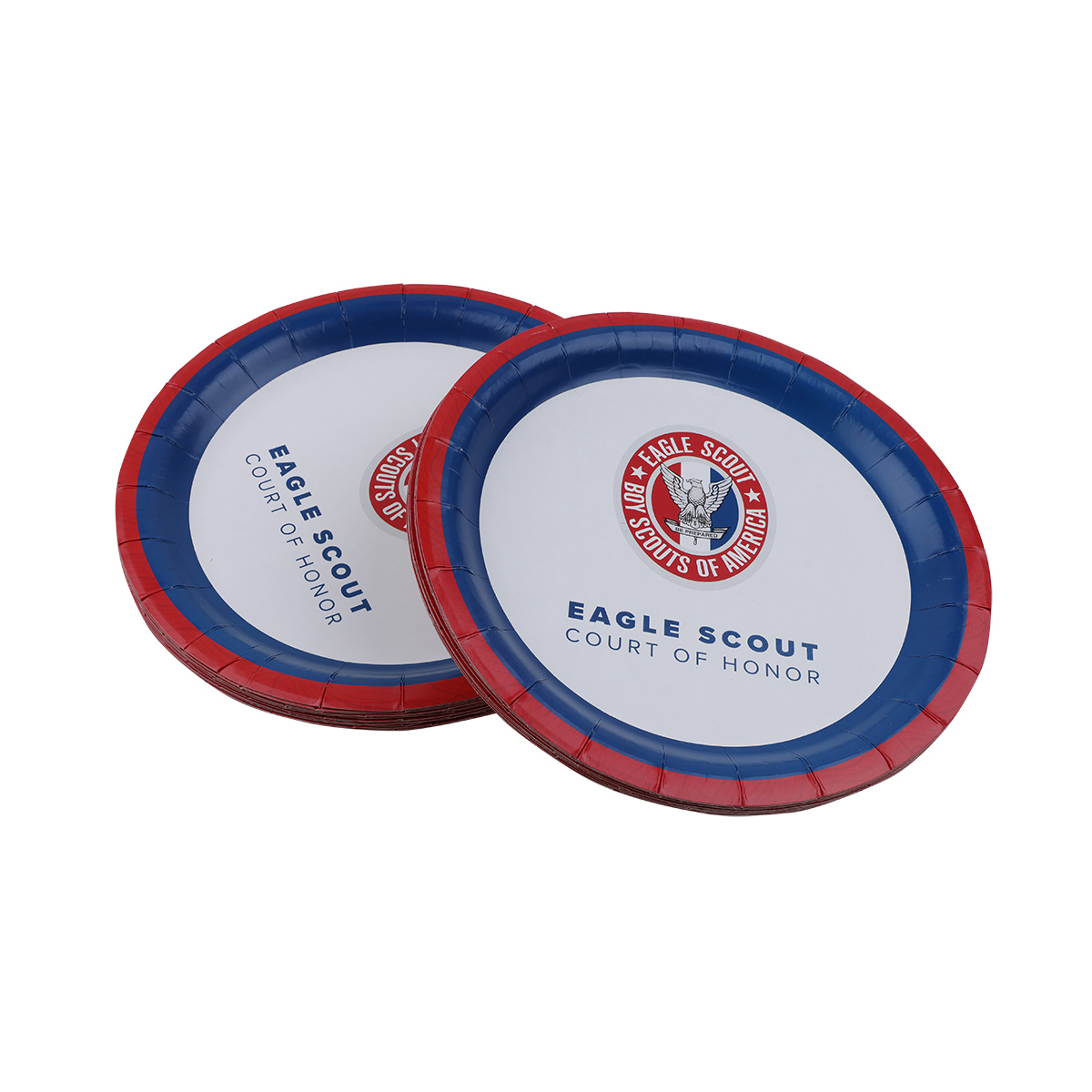 Eagle Scout Paper Plates, Court of Honor Dessert  Plates - 25-Pack