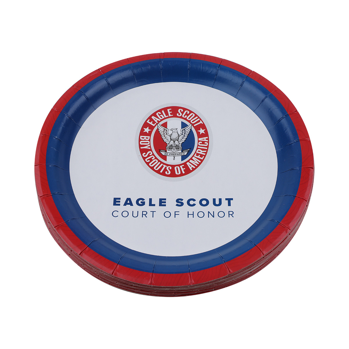 Eagle Scout Paper Plates, Court of Honor Dessert  Plates - 25-Pack