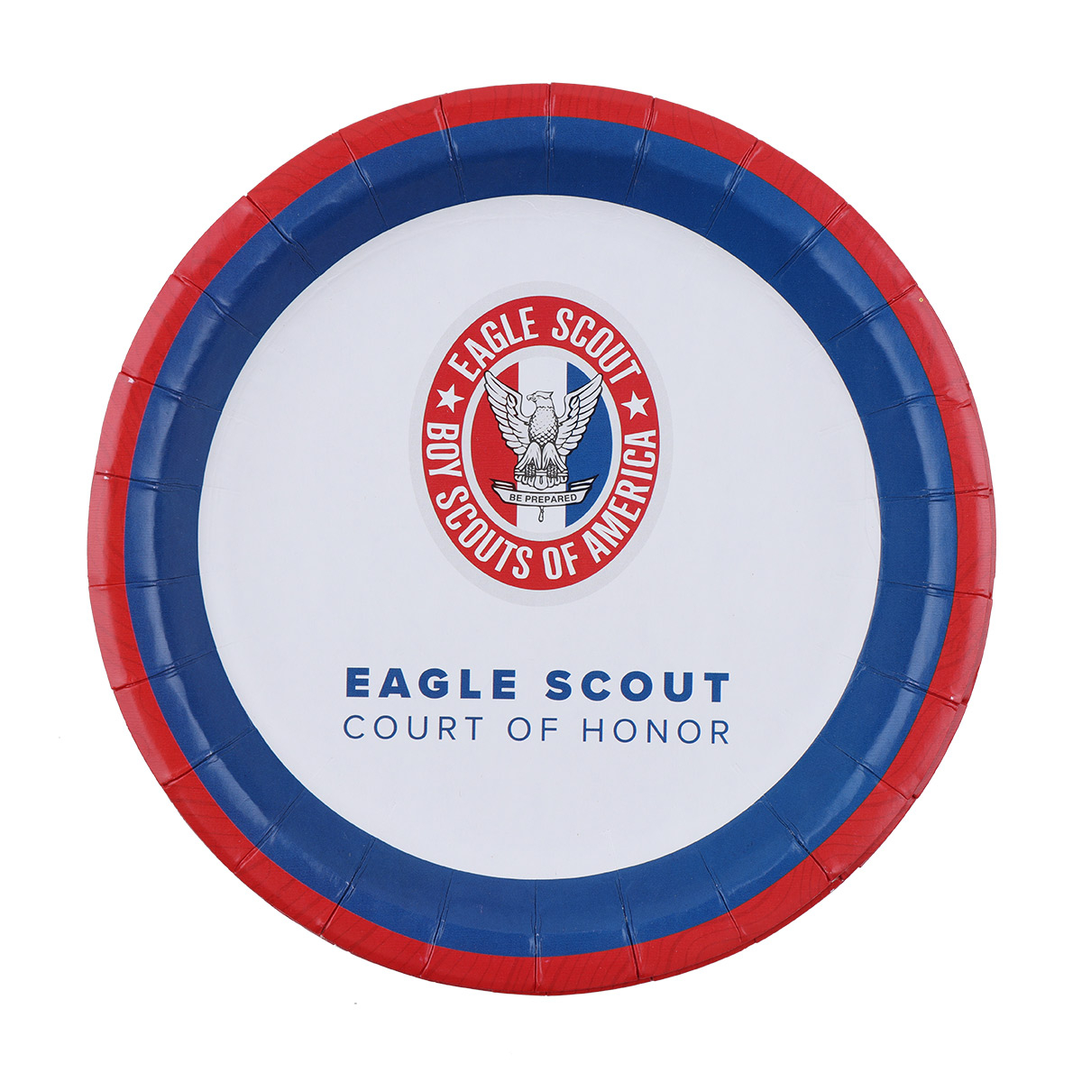 Eagle Scout Paper Plates, Court of Honor Lunch    Plates - 25-Pack