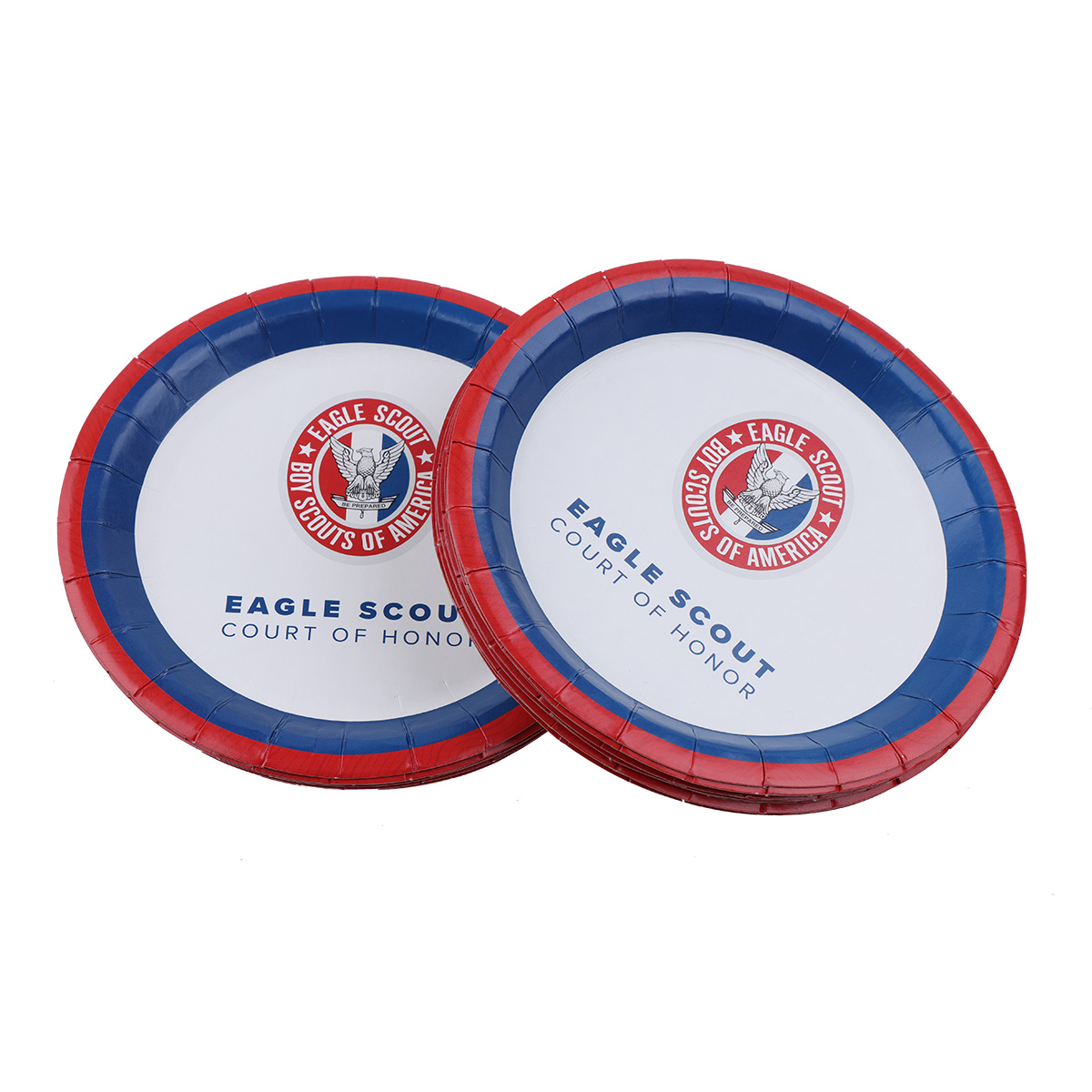 Eagle Scout Paper Plates, Court of Honor Lunch    Plates - 25-Pack