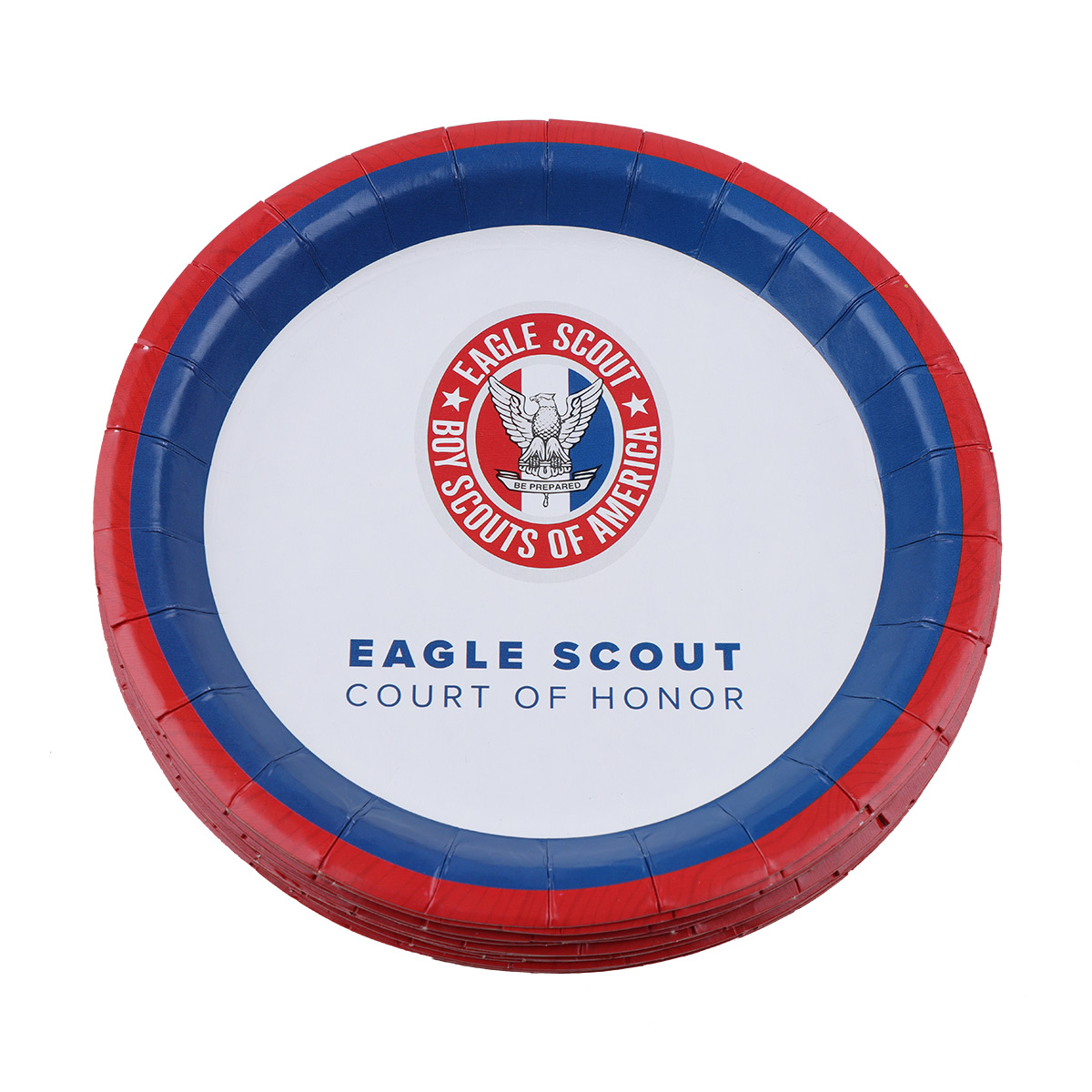 Eagle Scout Paper Plates, Court of Honor Lunch    Plates - 25-Pack