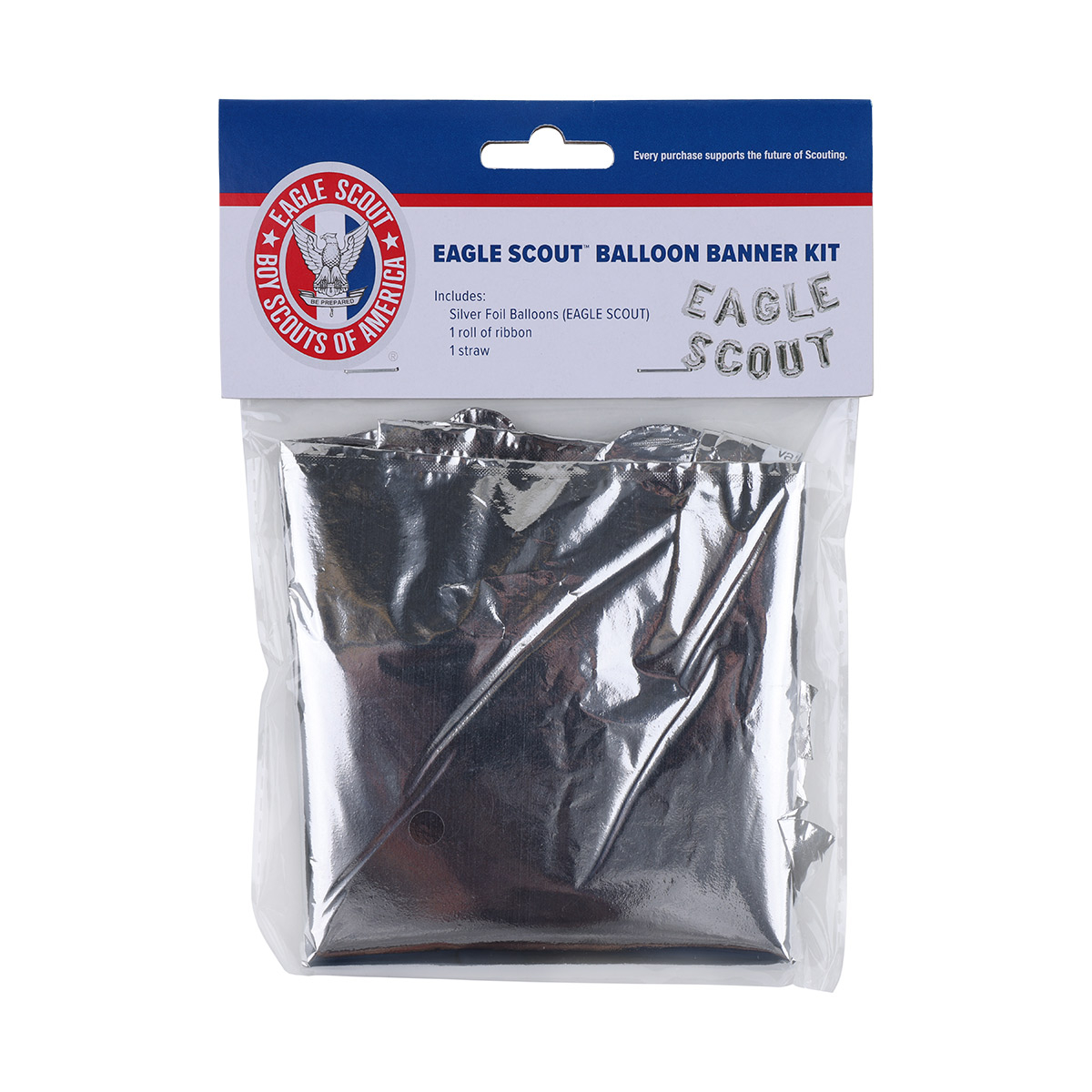 Eagle Scout Balloon Banner, Silver