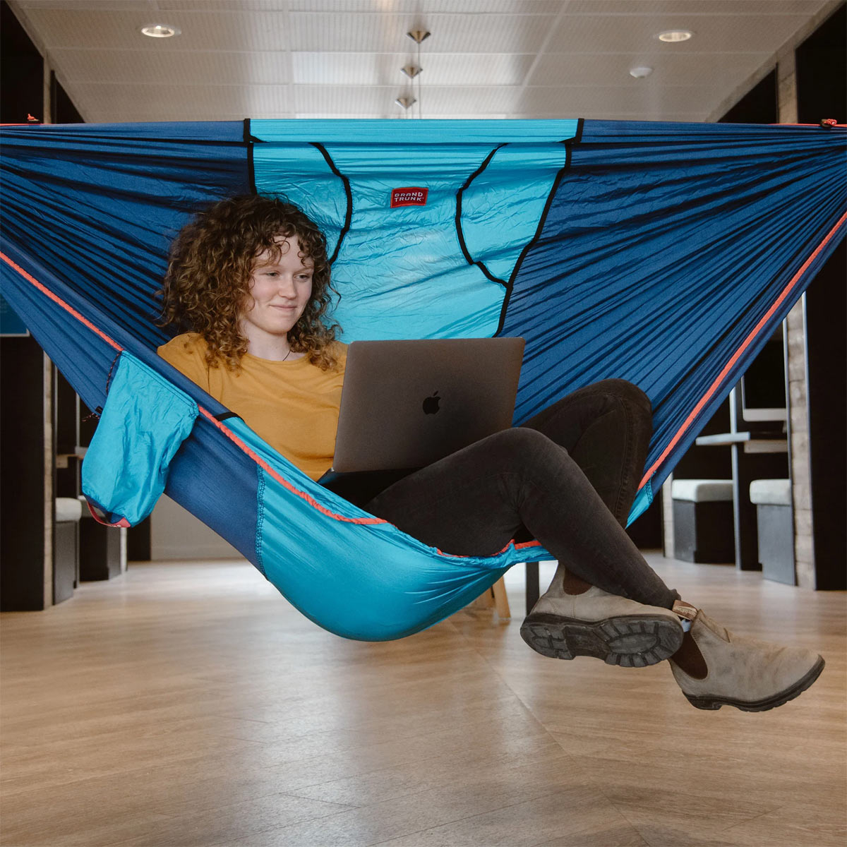 Grand Trunk ROVR Hanging Chair, Navy/Ocean Blue 10 Grand Trunk ROVR Hanging Chair, Navy/Ocean Blue