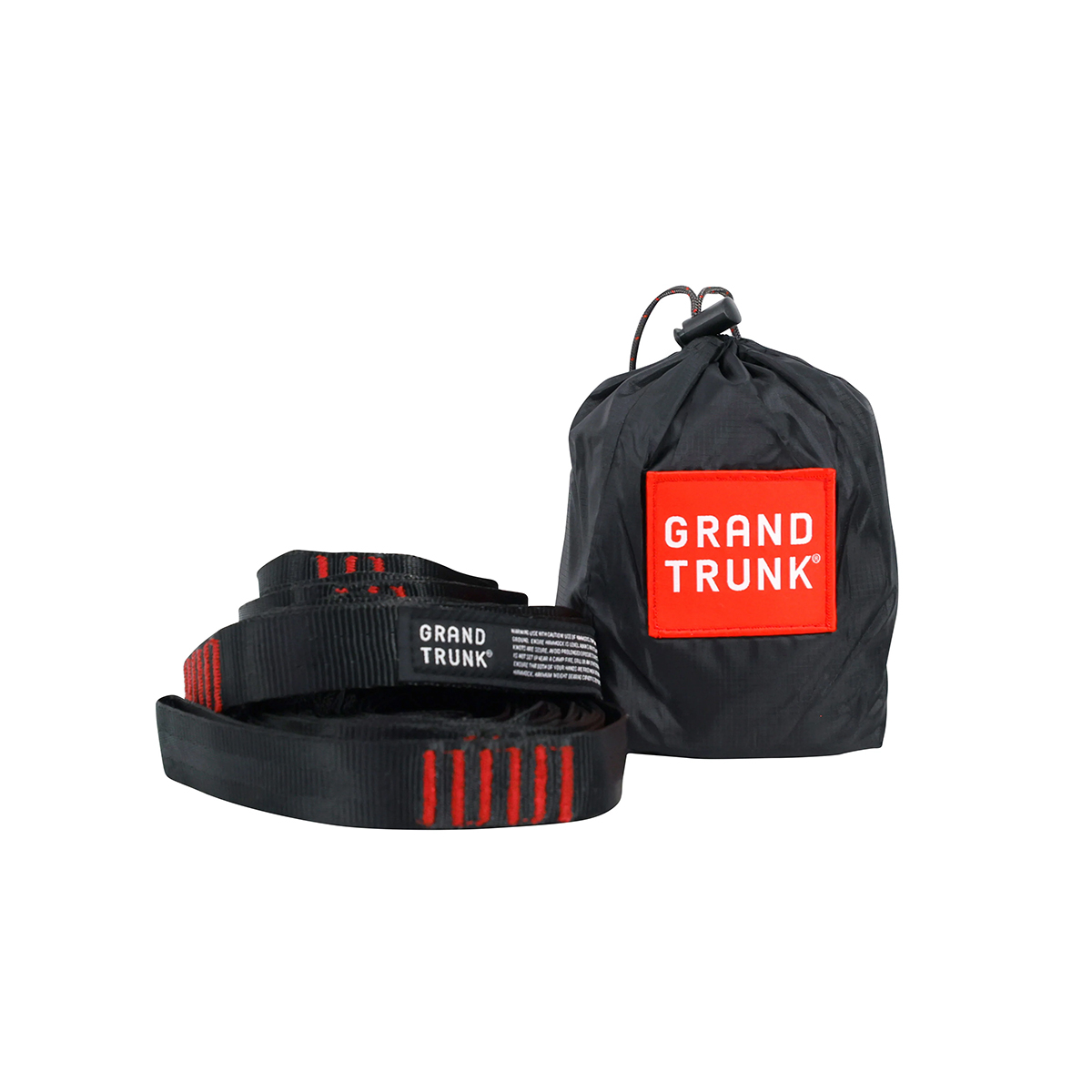 Grand Trunk Hammock Suspension Straps, Black