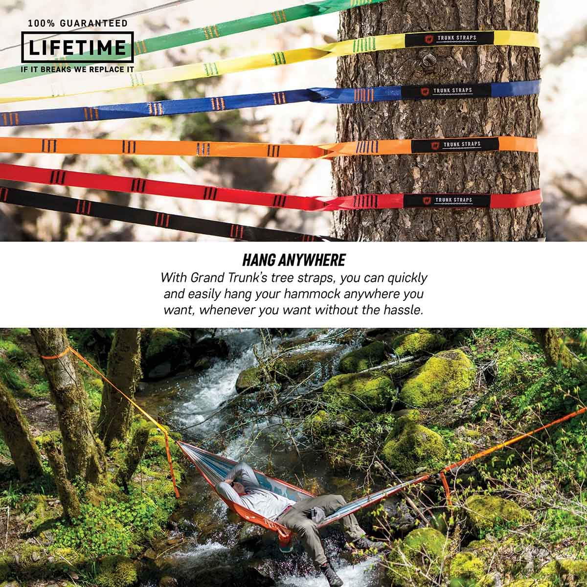 Grand Trunk Hammock Suspension Straps, Teal 5 Grand Trunk Hammock Suspension Straps, Teal