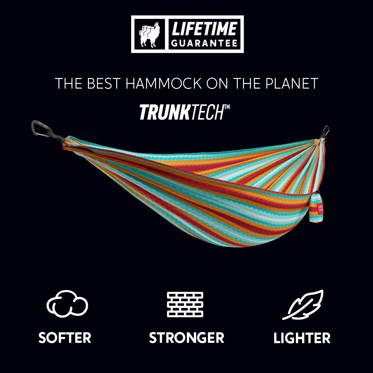 Grand Trunk TRUNKTECH Double Hammock, Horizon