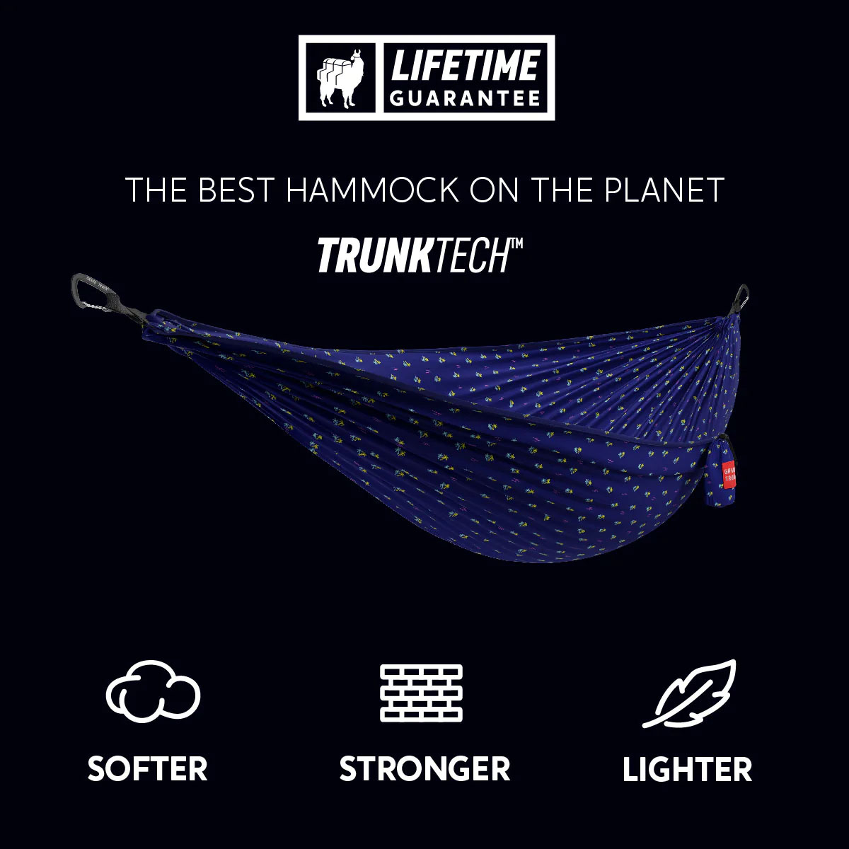Grand Trunk TRUNKTECH Double Hammock, Summertime