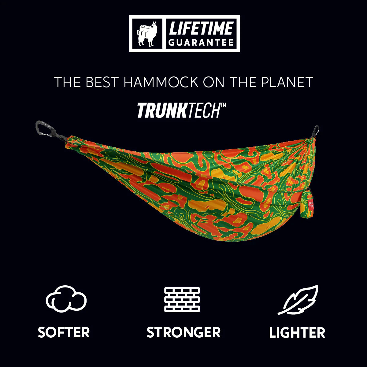 Grand Trunk TRUNKTECH Double Hammock, Lava