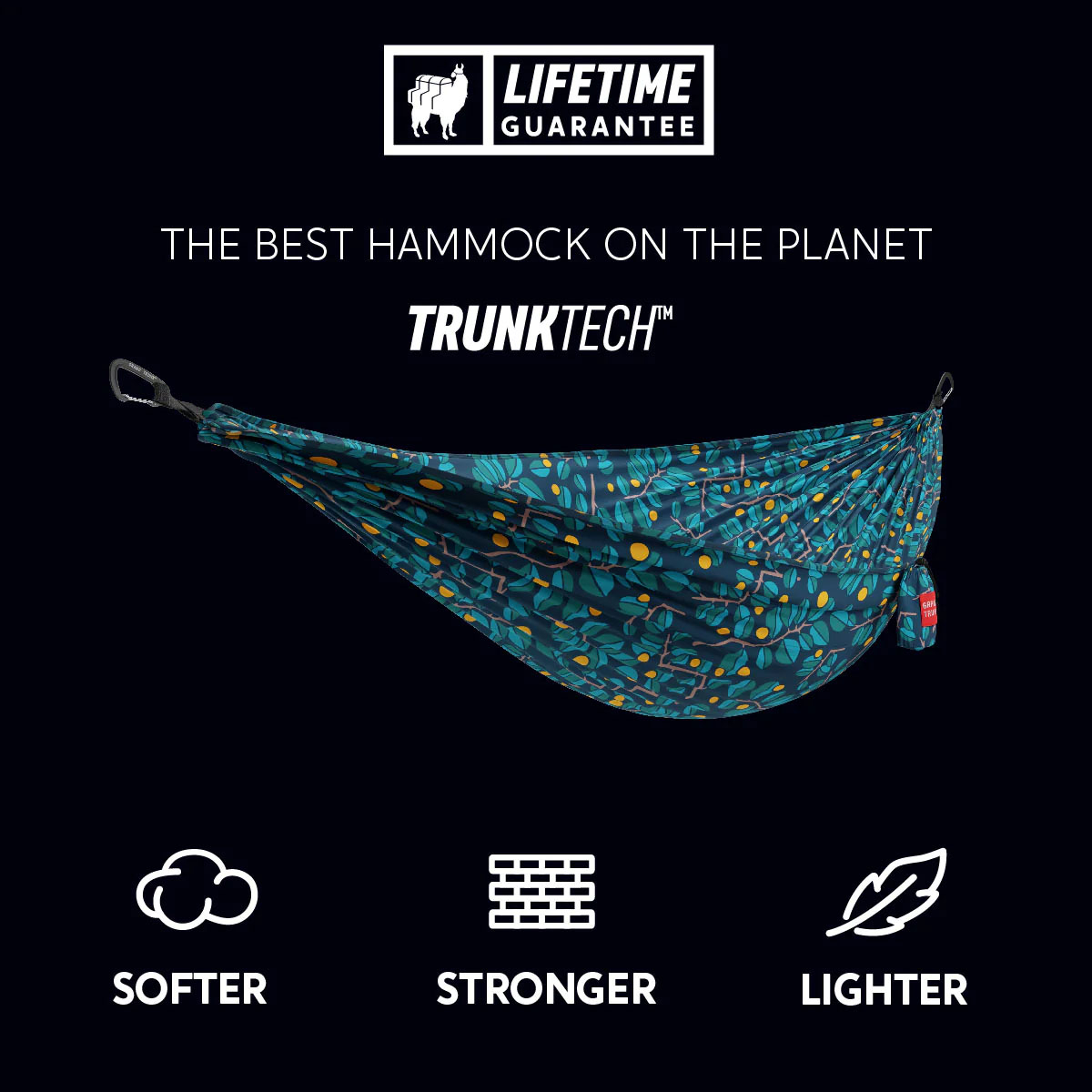 Grand Trunk TRUNKTECH Double Hammock, Eden 2 Grand Trunk TRUNKTECH Double Hammock, Eden