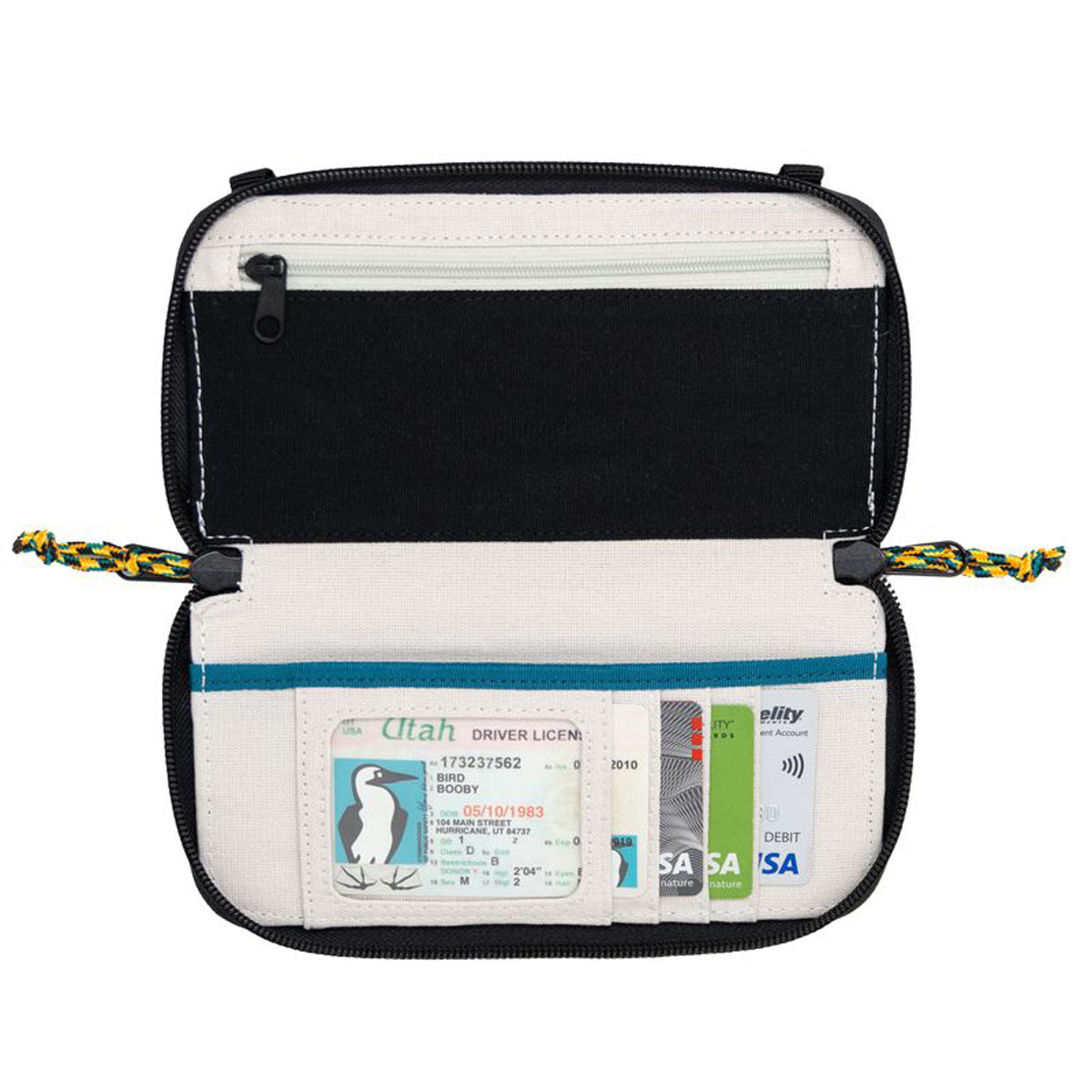 Chums Nomad Wallet, Gray