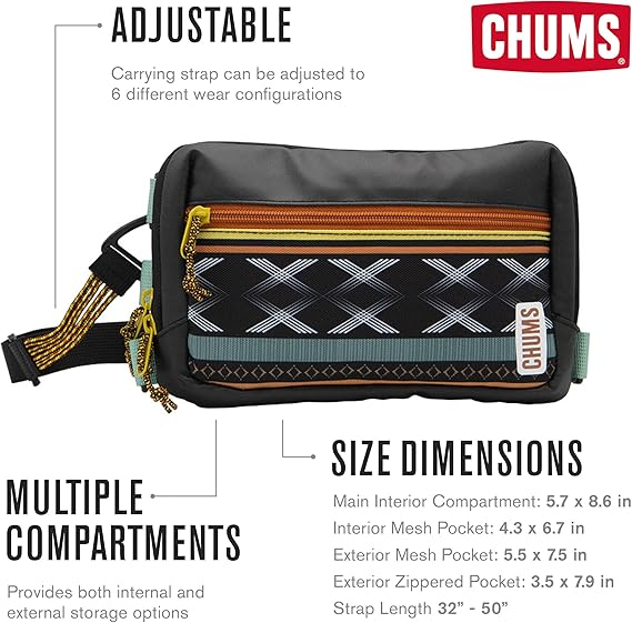 Chums Rover Cross-Body Bag, Western Black 3 Chums Rover Cross-Body Bag, Western Black