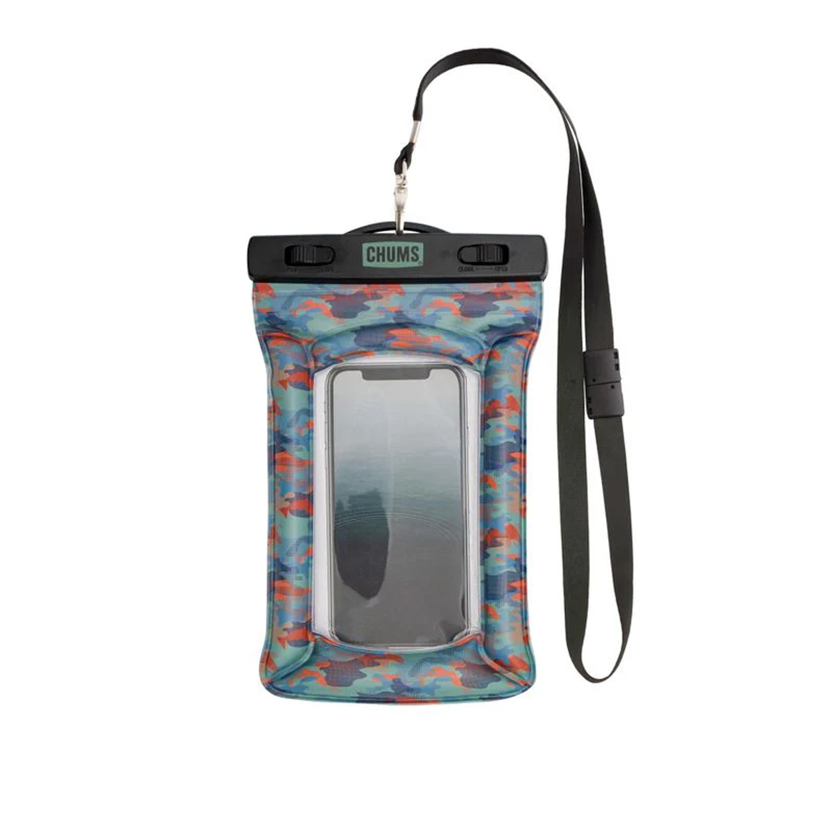Chums Floating Phone Protector, Ltd Fish Camo Blue
