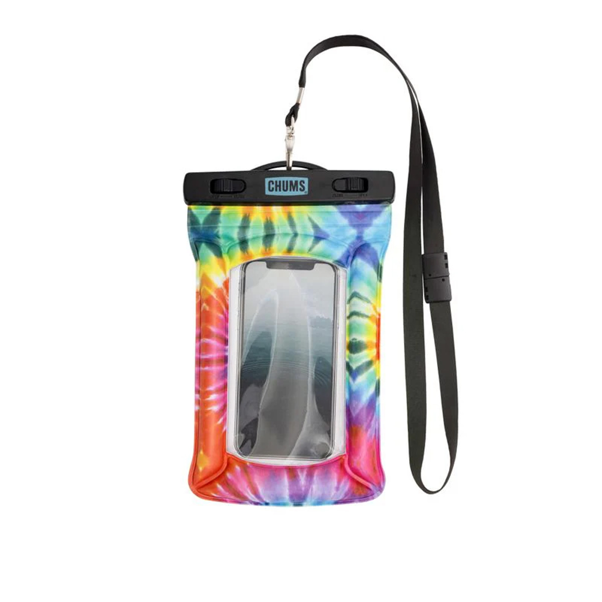 Chums Floating Phone Protector, Ltd Rainbow Tie Dye