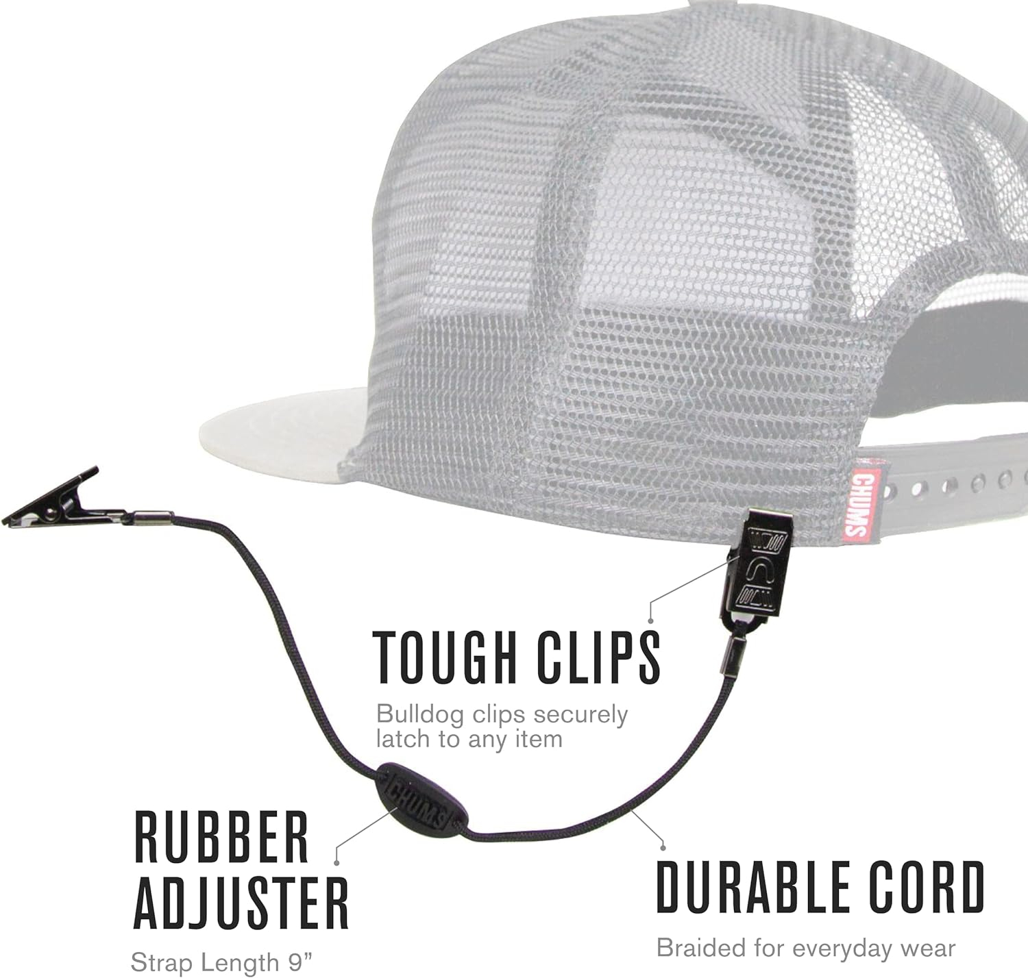 Chums Cap Retainer, Black