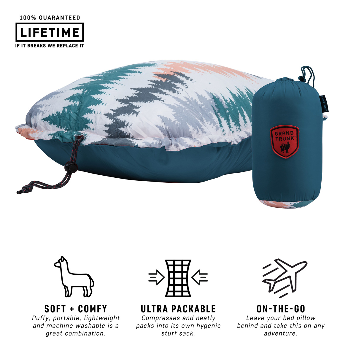 Grand Trunk Puffy Adjustable Travel Pillow 5 Grand Trunk Puffy Adjustable Travel Pillow