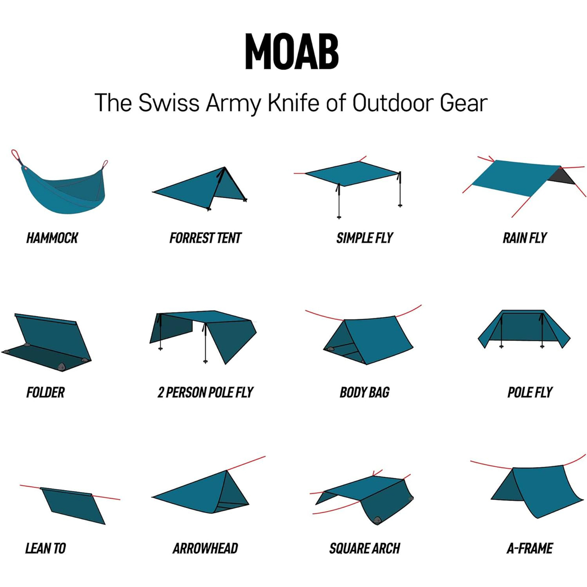 Grand Trunk Moab All-In-One Shelter Hammock
