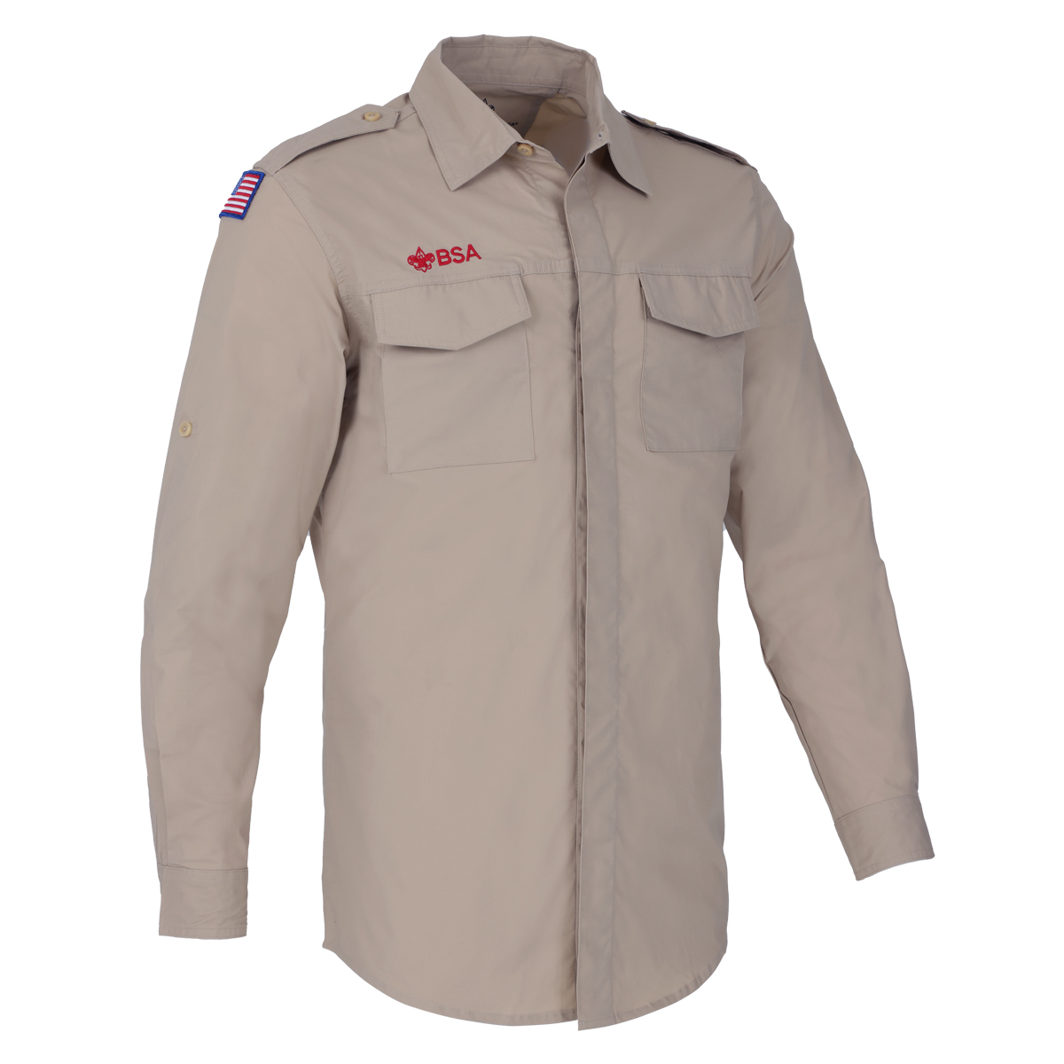 Scouts BSA Long Sleeve Uniform Shirt - Adult S-4XL
