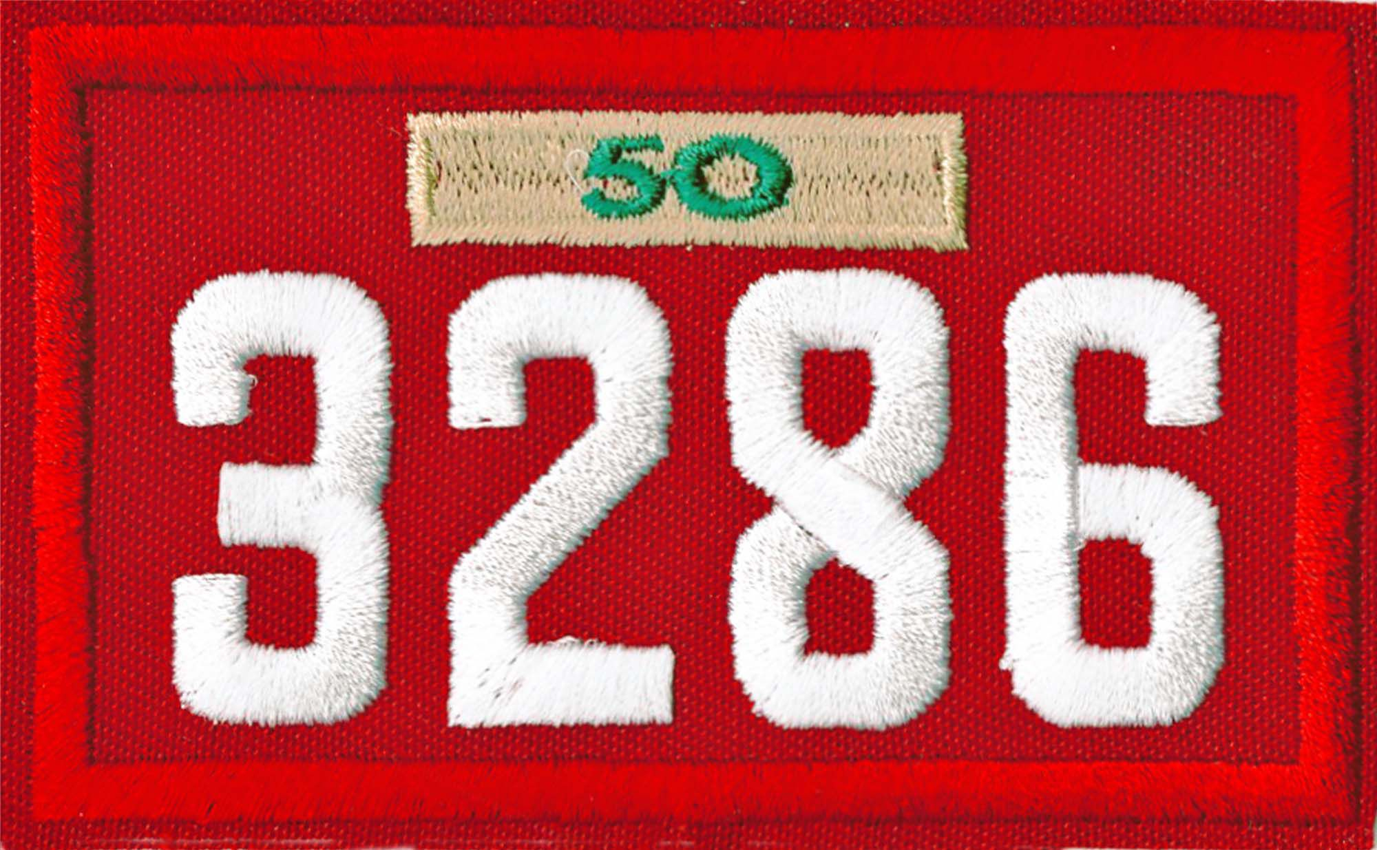Four-digit Custom Unit Numeral with Veteran Bar