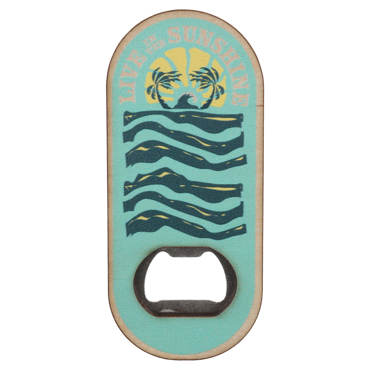 Live in the Sunshine Wood Bottle Opener 1 Live in the Sunshine Wood Bottle Opener