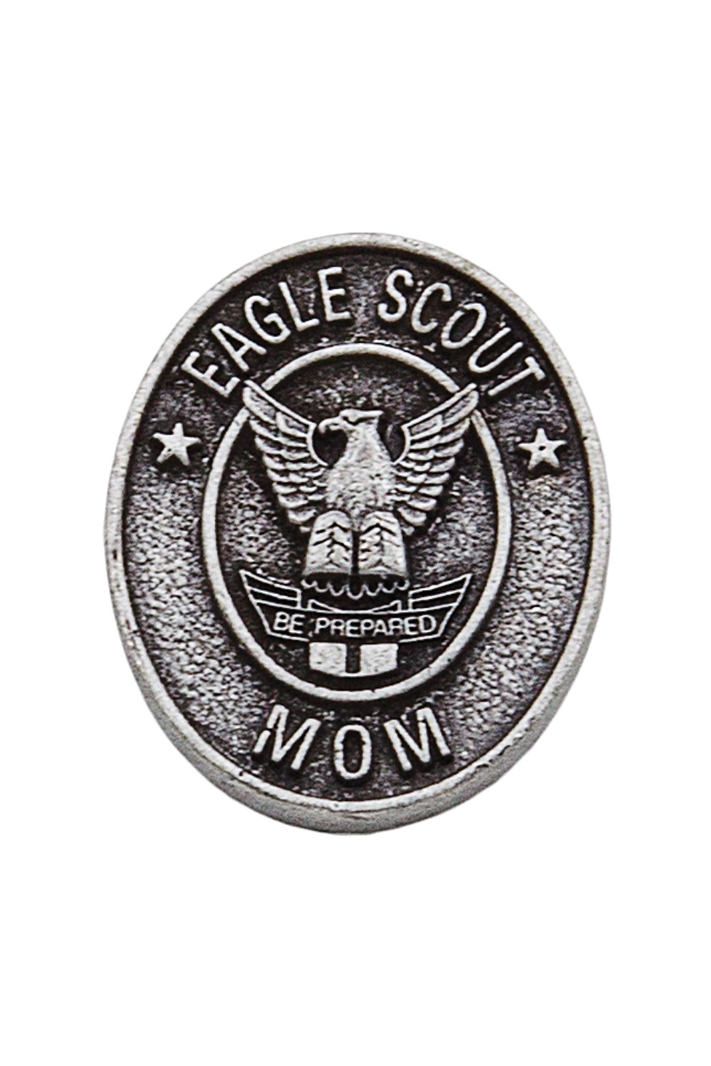 Eagle Scout Mom Pin, Antique Finish
