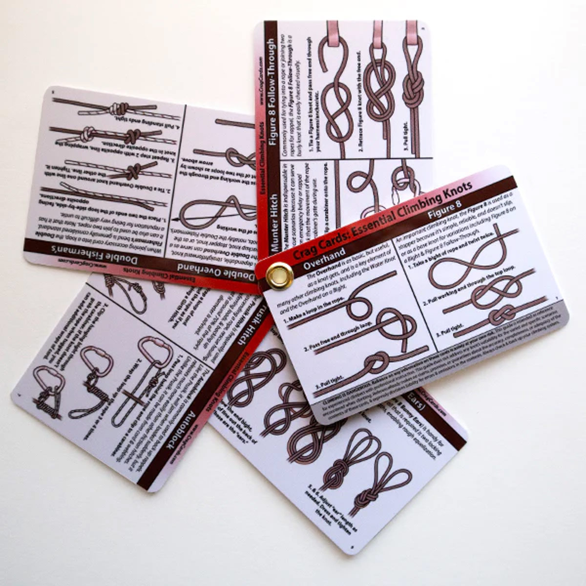 Reference Ready Crag Cards Essential Climbing Knots Cards 4 Reference Ready Crag Cards Essential Climbing Knots Cards