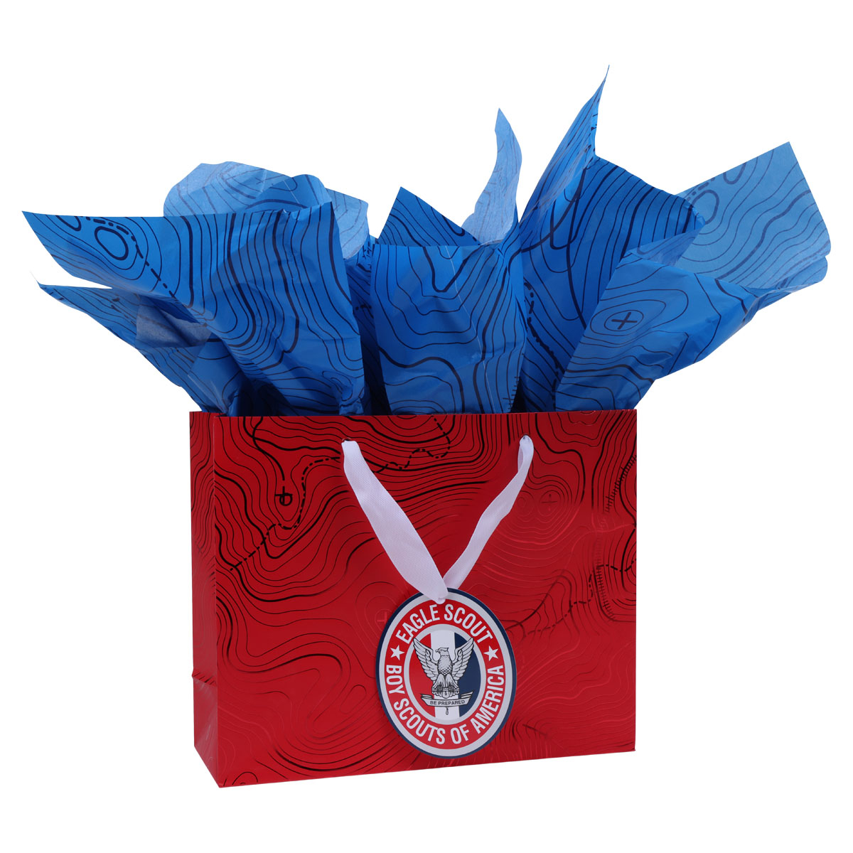 Eagle Scout Large Gift Bag with Tissue Paper