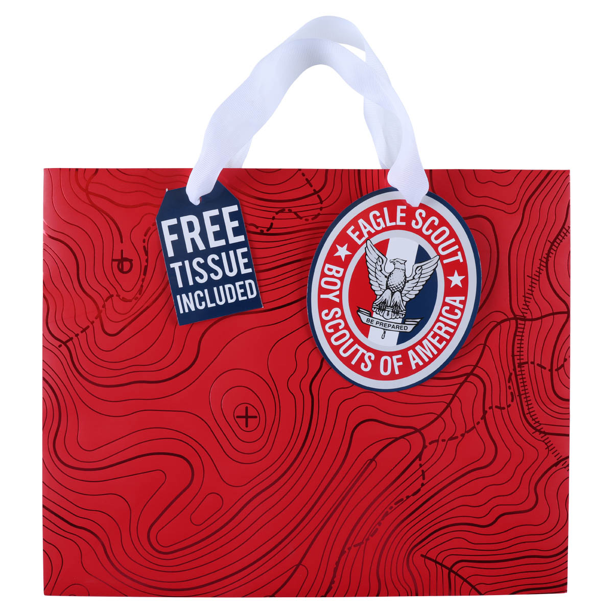 Eagle Scout Large Gift Bag with Tissue Paper