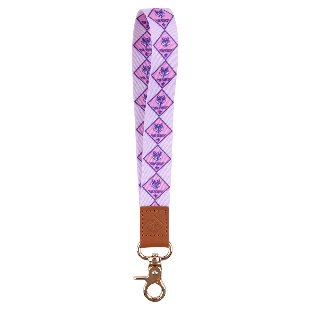 Cub Scouts Wrist Lanyard Keychain, Pink