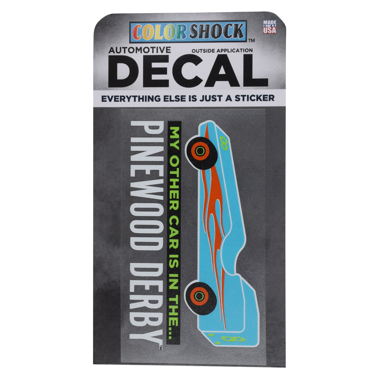 Cub Scouts Pinewood Derby Automotive Decal