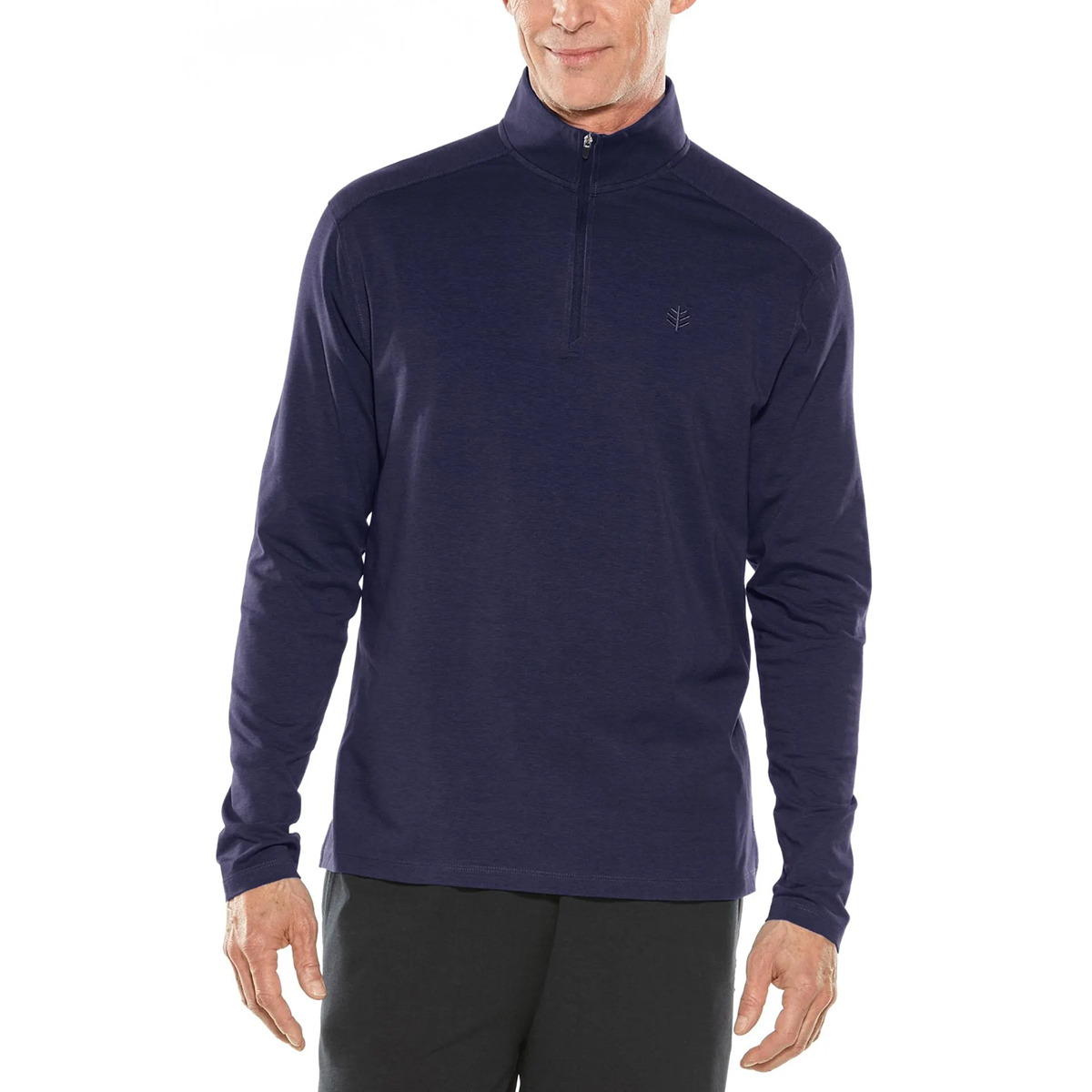 Coolibar Sonora Quarter-Zip - Navy, Men's S-2XL
