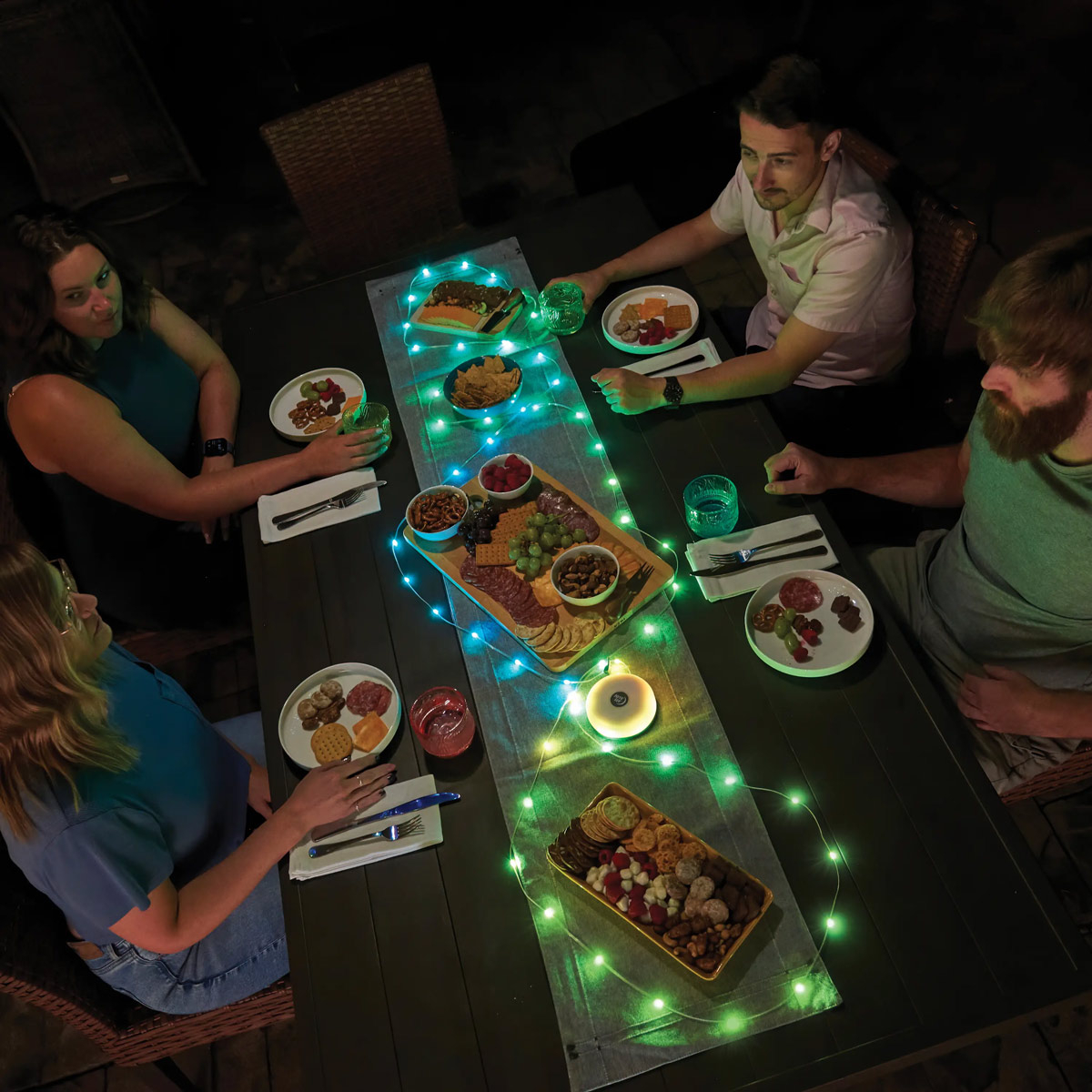 Nite Ize Radiant StarLit Rechargeable Lantern and String Light Disc-O 9 Nite Ize Radiant StarLit Rechargeable Lantern and String Light Disc-O