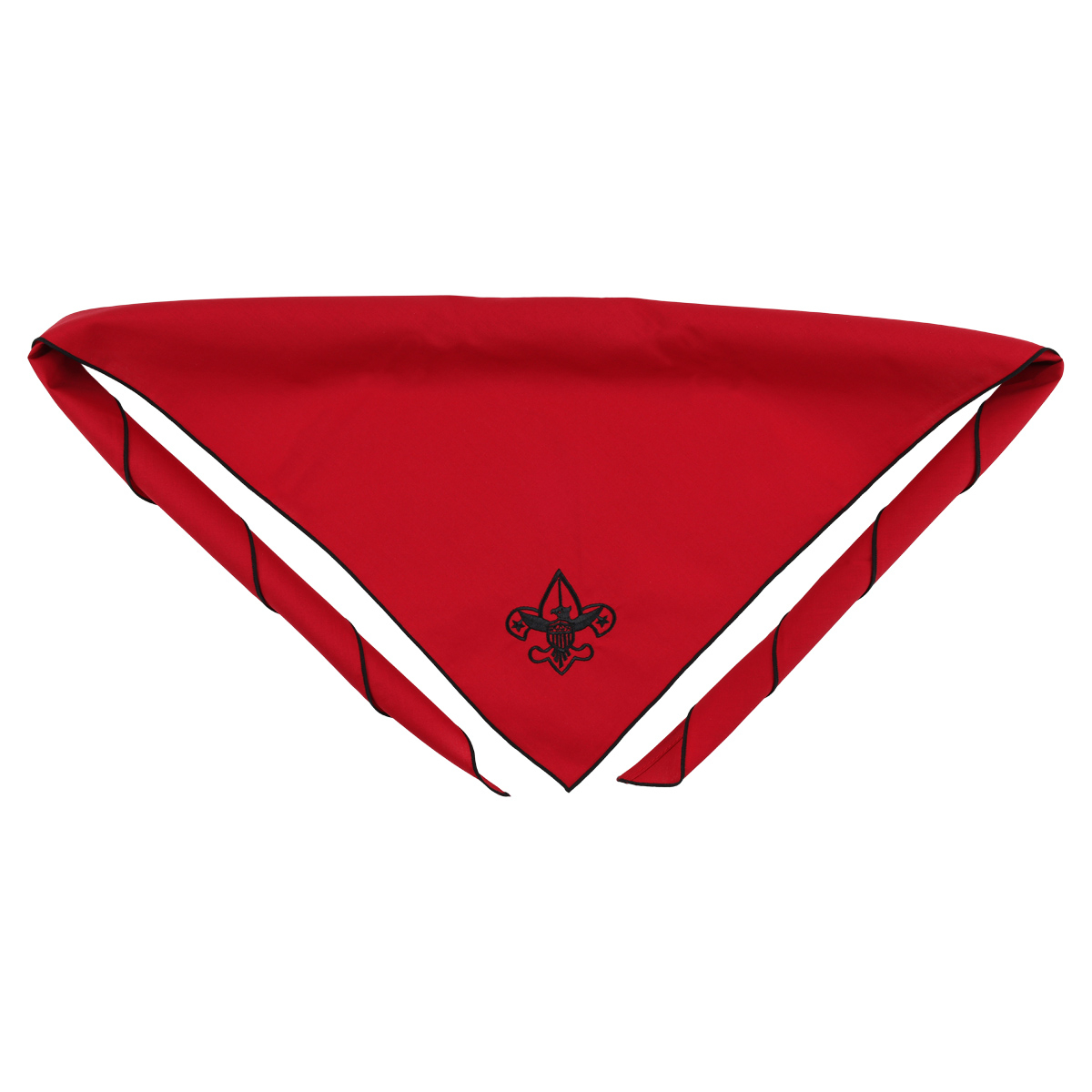 Scouting America Universal Emblem Embroidered     Neckerchief, Red