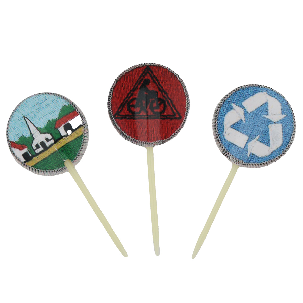 Eagle Scout Merit Badge Cupcake Picks - 18 Count