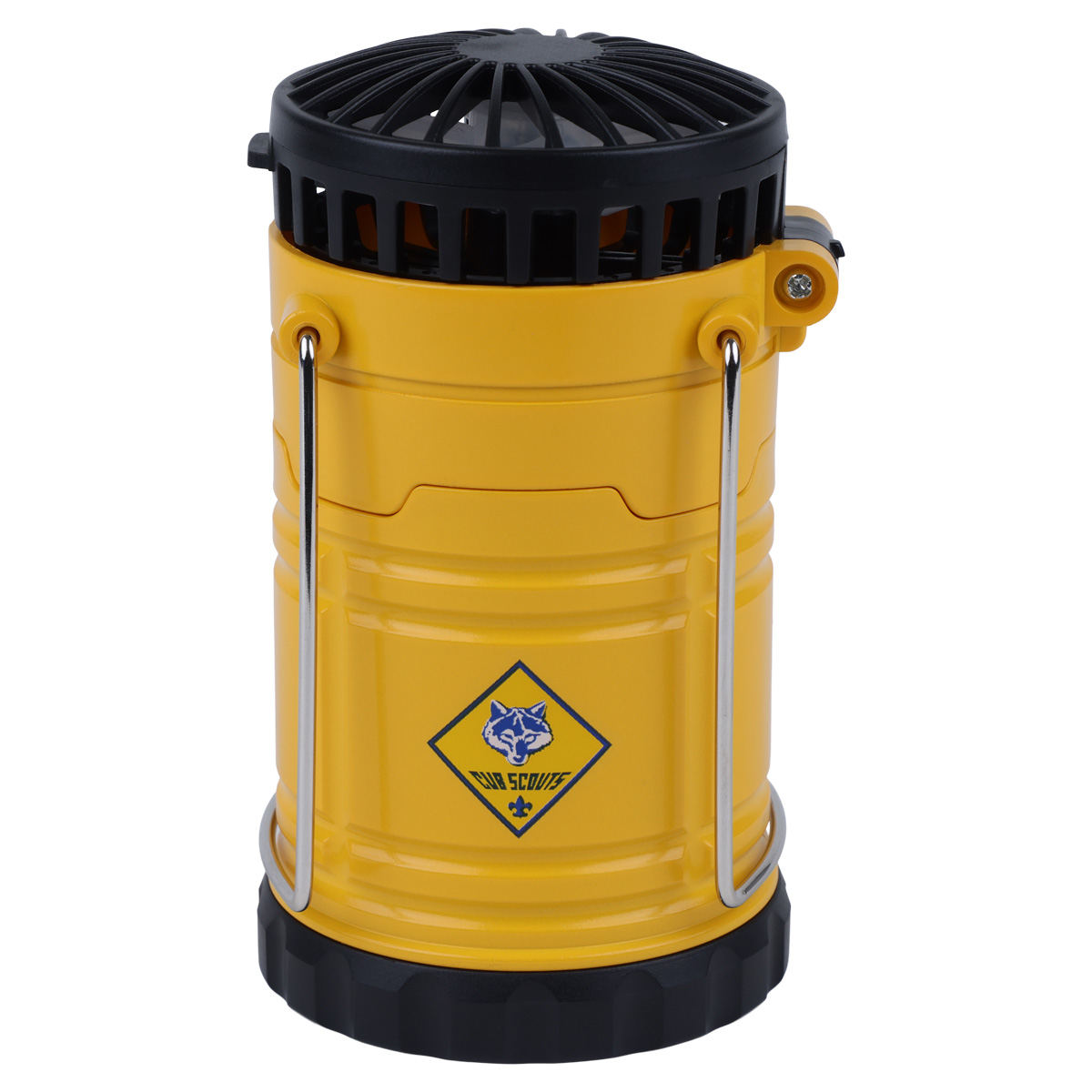 Cub Scout Lantern with Flip-Top Fan, Yellow