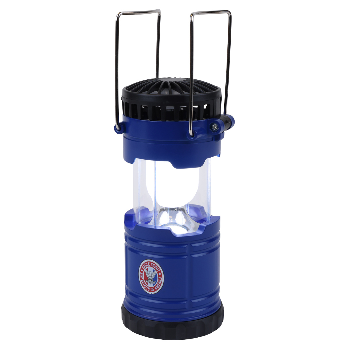 Eagle Scout Lantern with Flip-Top Fan, Blue