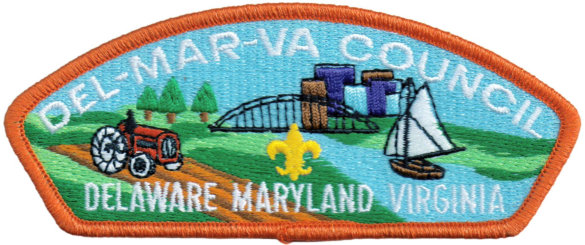 DEL-MAR-VA Council Shoulder Patch