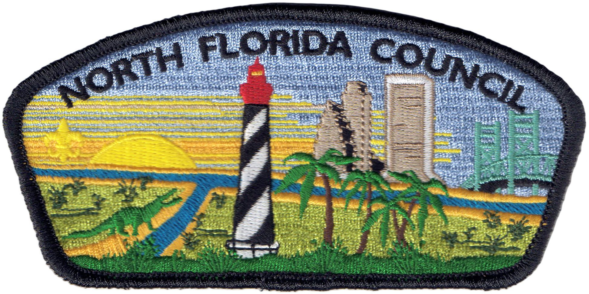 North Florida Council Shoulder Patch 1 North Florida Council Shoulder Patch