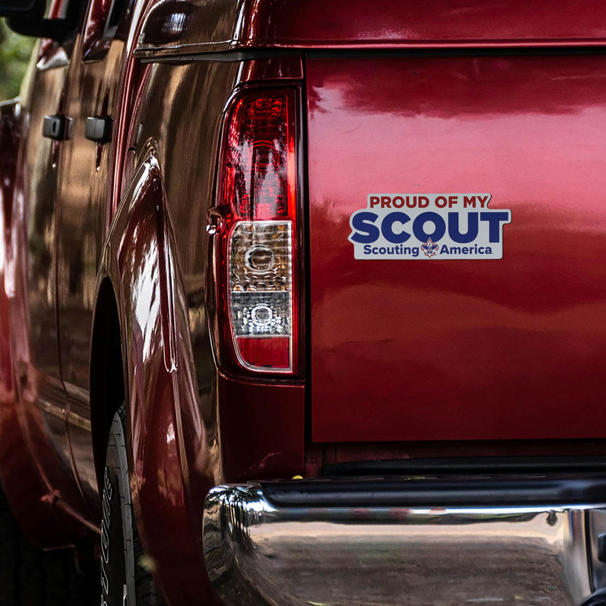 "Proud Of My Scout" Scouting America Car Magnet