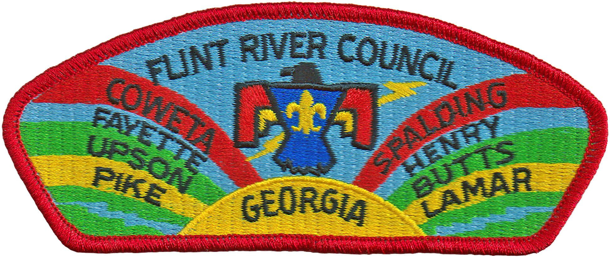 Flint River Council Shoulder Patch 1 Flint River Council Shoulder Patch