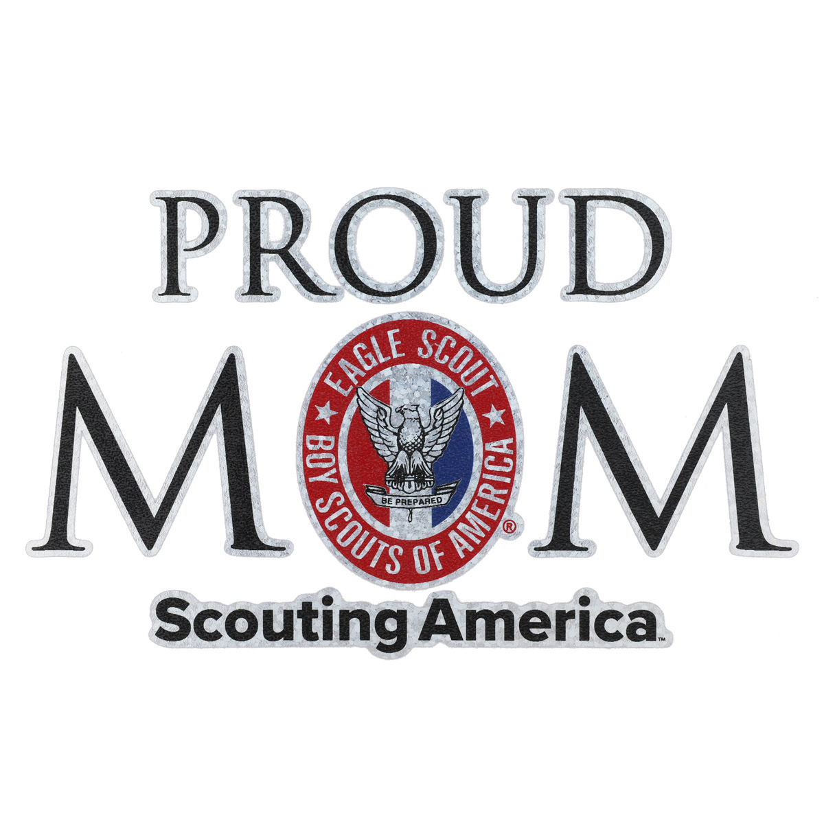 Eagle Scouts "Proud Mom" Window Decal