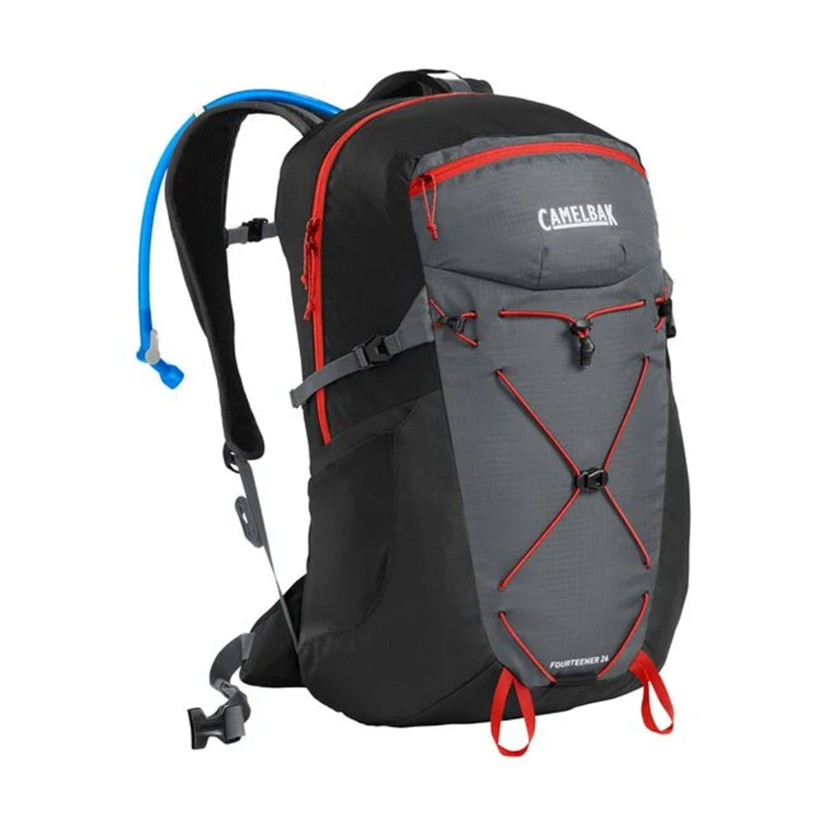 Fourteener 26 3L Hydration Hiking Pack Graphite/Red Poppy