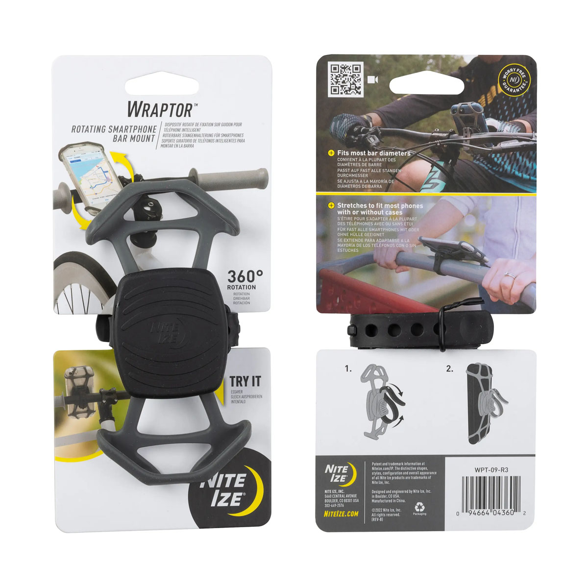 Nite Ize Wraptor Rotating Smartphone Bar Mount