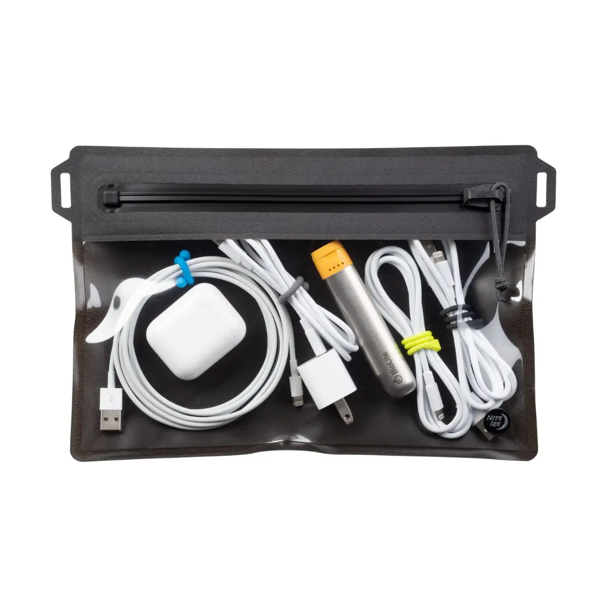 Nite Ize RunOff Waterproof Small Travel Pouch, Charcoal