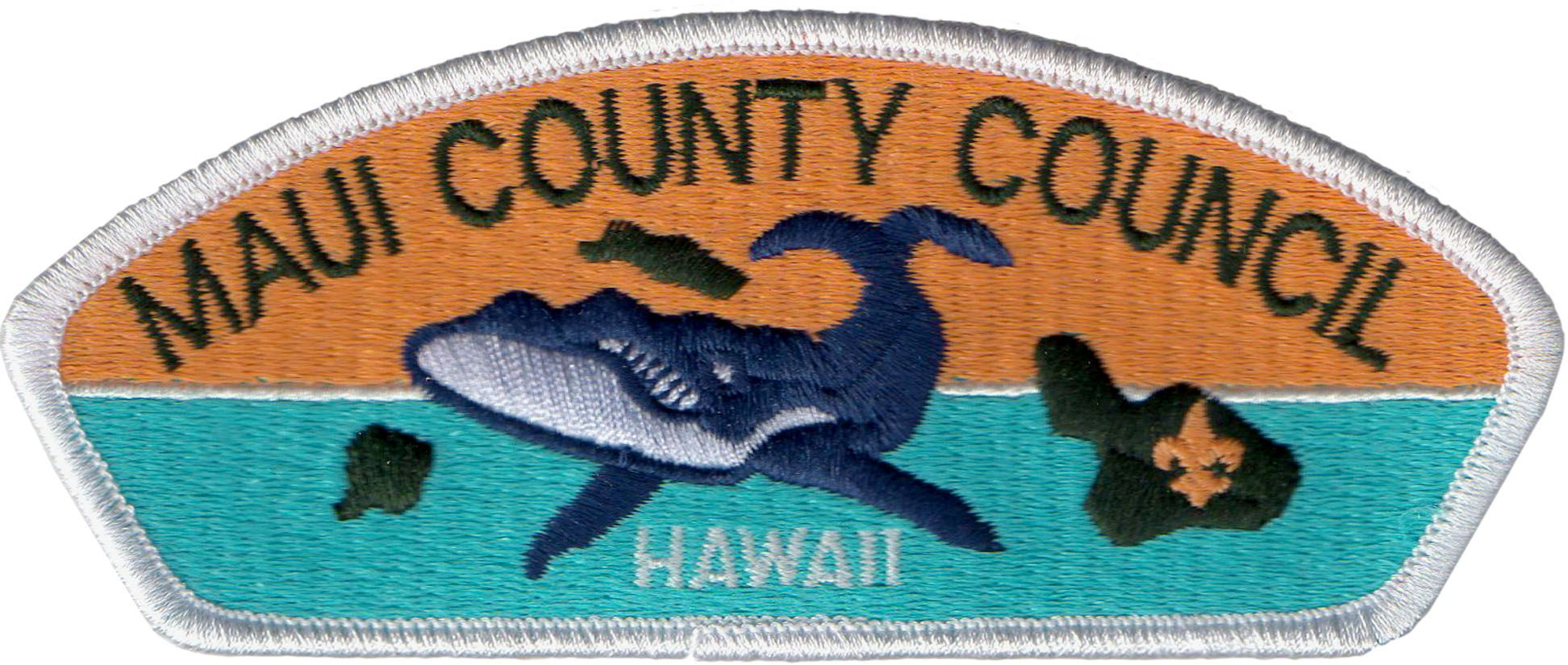 Maui County Council Shoulder Patch 1 Maui County Council Shoulder Patch