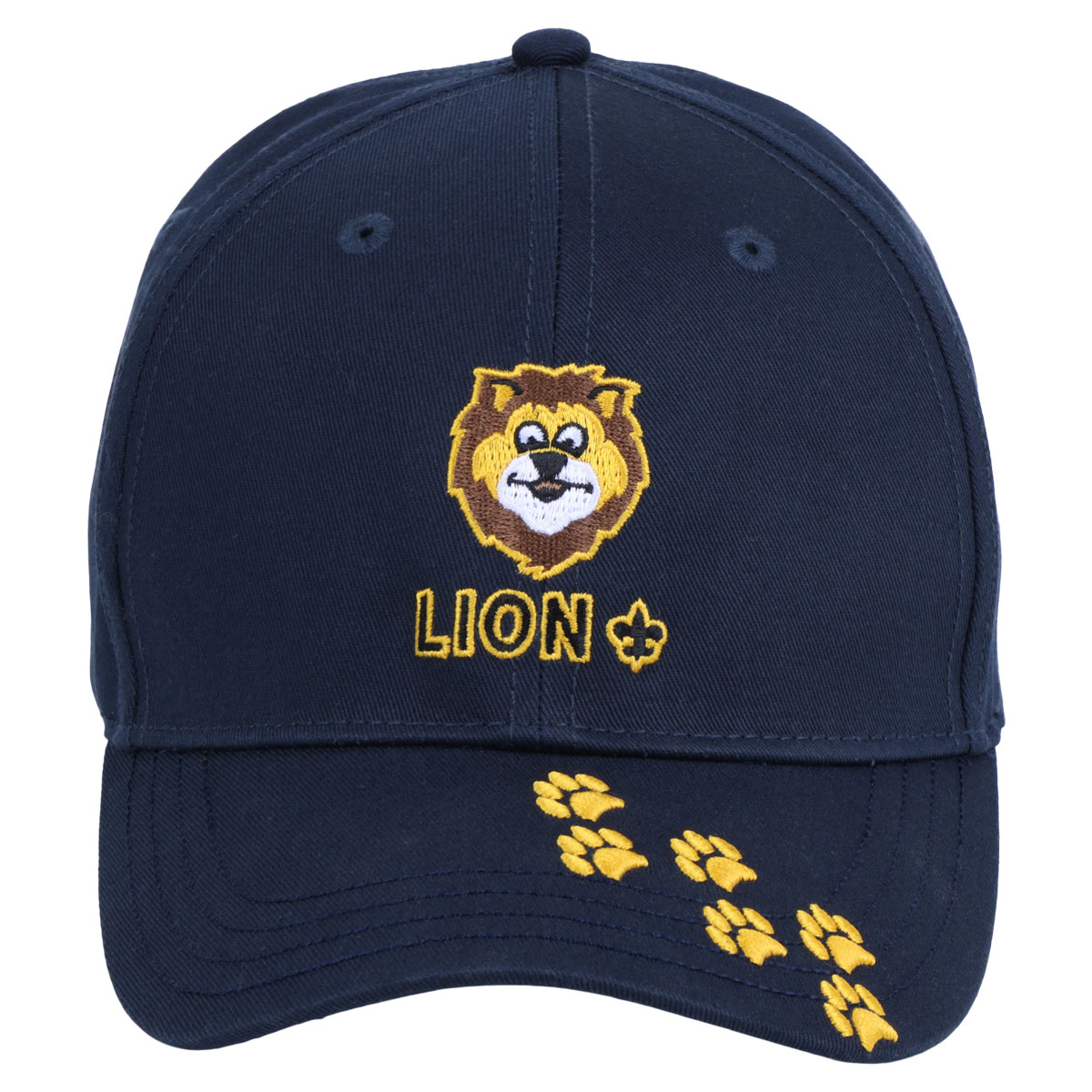Cub Scout Lion Rank Uniform Cap, Adjustable 6 Cub Scout Lion Rank Uniform Cap, Adjustable